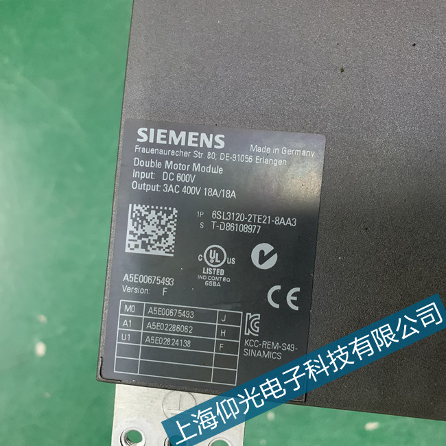 江蘇西門子6SN1162伺服F30006報警專業(yè)維修